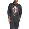 adidas Sweatshirts Men's Black Crew Neck Moderate Regular FI1470