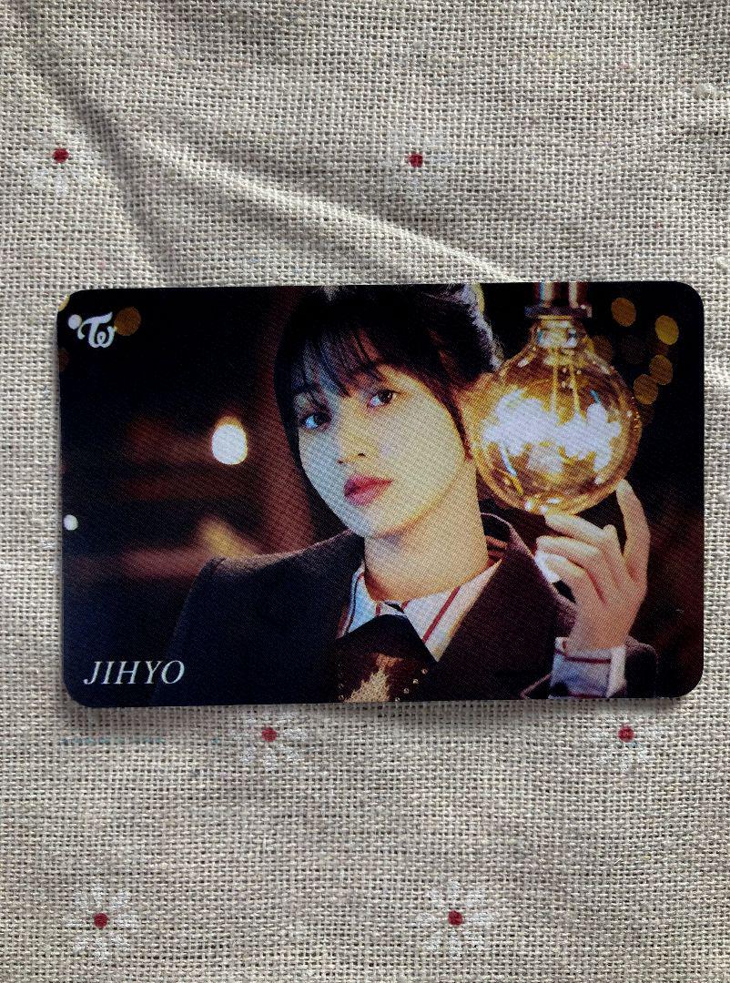 

[USED] TWICE Jihyo early reservation bonus card donut high touch ticket trading card
