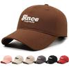 Embroidery Letter Baseball Cap Men Women Outdoor Sunshade Sports Soft Top Hat