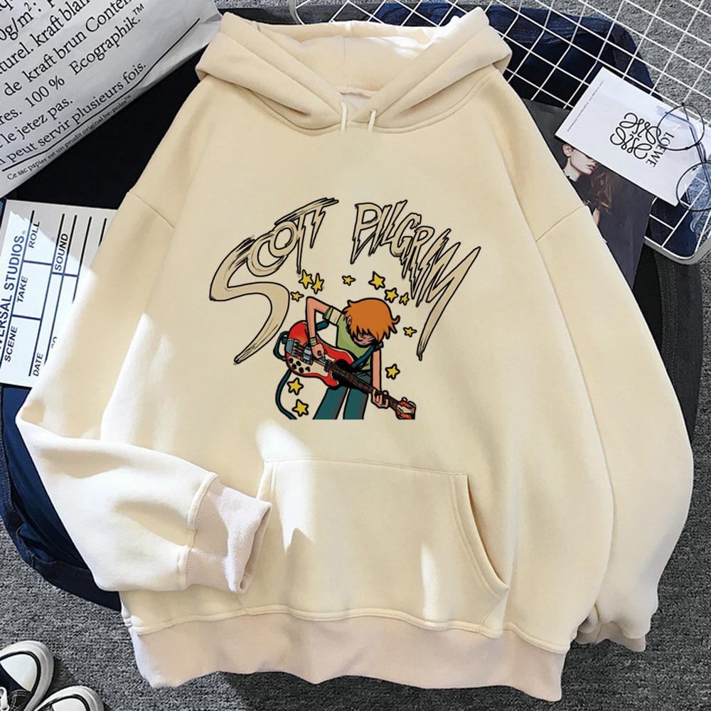 

Scott Pilgrim hoodie casual wear athleisure manga comic anime harajuku female pullover hoddie designer funny athleisure S