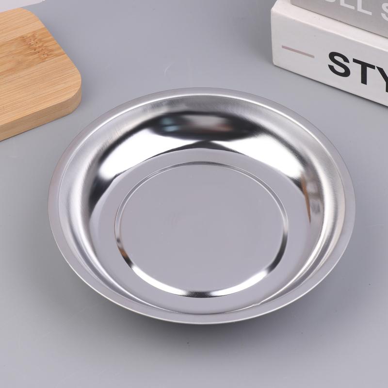 Circular Magnetic Parts Bowl 3"/4"/6" Magnetic Tray Screw Storage Tray Stainless Steel Tools Tray For Auto Suction Pad Tools