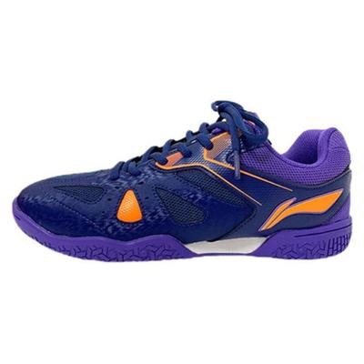 Li Ning Cushioning, Wear Resistant Low Top Table Tennis Shoes Unisex Navy APTU013-5