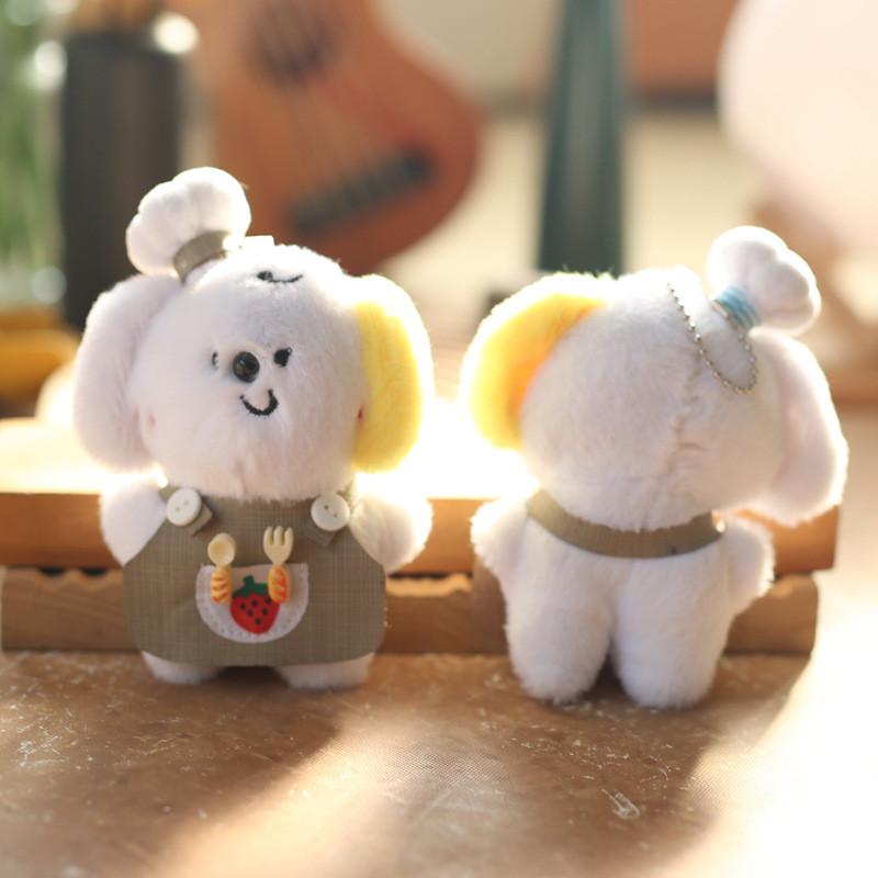 Chef Plush Puppy Toy Keychain Backpack Charm Pp Cotton Gift For Kids Girls