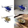 1/64 Diecast Alloy Helicopter Cake Decoration Holiday Present Airplane Toy
