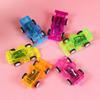 Mini Push Plastic Back Car Toy With Color Transparent Design For Kids Learning