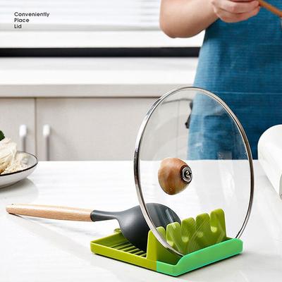 1 Stück Spatelhalter Topfdeckelhalter Regale Arbeitsplatte Schaufel Löffelablage Suppenlöffelunterlage Suppenlöffelhalter Essstäbchenhalter