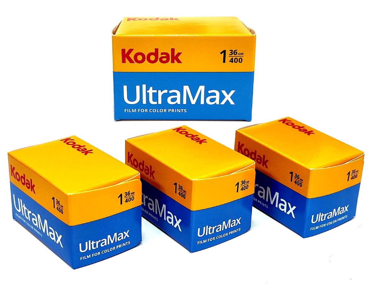 

Kodak color negative film 35mm ULTRAMAX400 36 shots set of 4