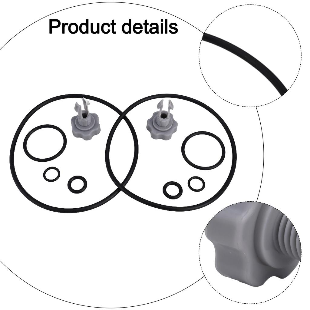 Inclusive Pack of Replacement Seals Designed Specifically for Intex Pool Filters Supporting Lower Flow Rate Needs