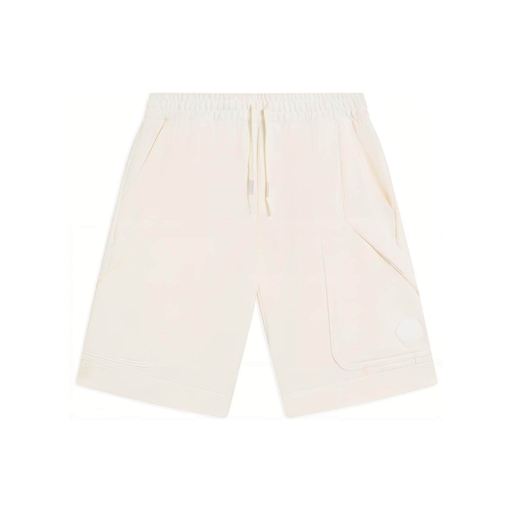 

Li Ning X Jackie Chan Collaboration Sports Lifestyle Series, однотонные свободные шорты прямого покроя со шнуровкой, мужские шорты цвета AKSSA71-2