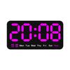 Large LED Digital Wall Clock Time Date Week 12/24 Hour Format 3 Brightness
