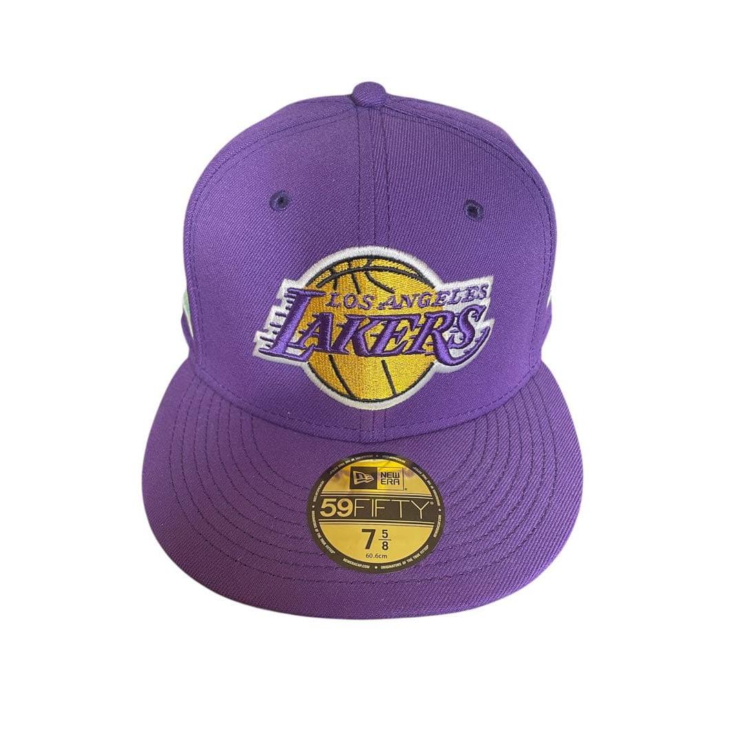Used Los Angeles Lakers 59FIFTY Cap 7 5/8 Purple