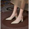 Scarpe da Donna Saldo Caldo Slingback Donna Tacchi Alti Bocca Bassa Ufficio e Carriera Sandali Sexy Slip-on a Punta Taglia 31-44