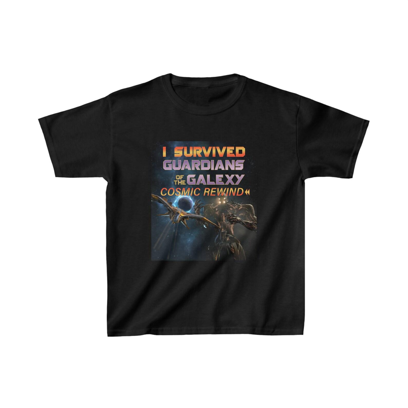Kids I Survived Guardians of the Galaxy: Cosmic Rewind Disney World Movie Trip Vacation Holiday Family Trip Unisex T-Shirt shirt Gift 160