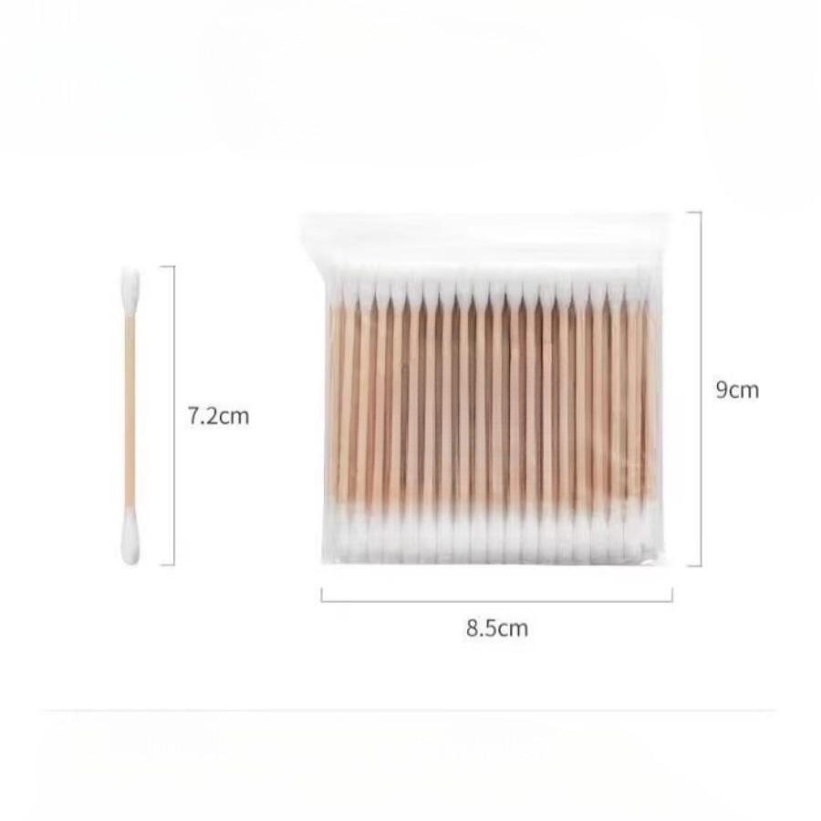 300pcs Double Head Cotton Swab Women Makeup Cotton Buds Tip for Wood Sticks Nose Ears Cleaning Health Care Tools