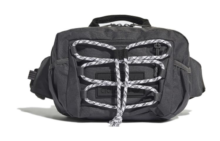 Adidas Originals Polyester Sports Fanny Pack Regular Unisex Solid Gray GN2318