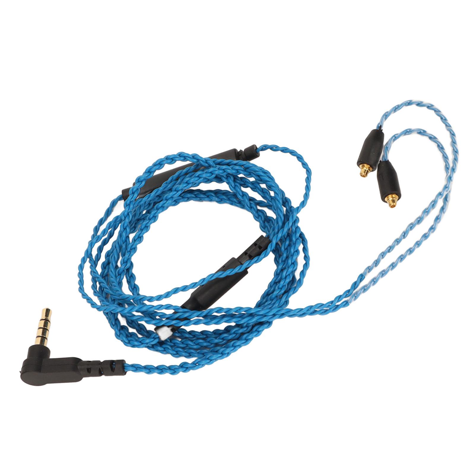 

Replacement Headphone Cable OFC Earphone Cable with Mic Compatible for SE215 SE315 SE535 SE846