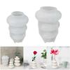 Handcraft Silicone Vase Maker Unique Wedding and Party Decoration Making Mould Round Floral Containers Making Mold
