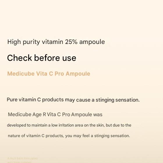 Medicube AGE‑R Vita C Pro Ampulle 20ml (3 Optionen)