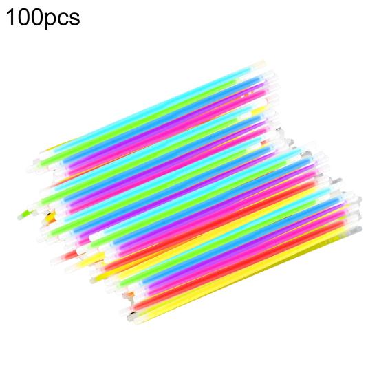 Světlé svítící tyčinky hromadně 8 palců svítící ve tmě světelné tyčinky párty laskominy neonová párty svítící náhrdelníky a náramky s konektory