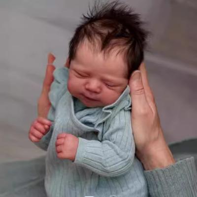 Élethű, 19 hüvelykes pascale újszülött baba babák puha tapintású ruhával testreszületett baba valósághű alvó, kézzel készített beültetett haj szimulációs baba gyerekeknek