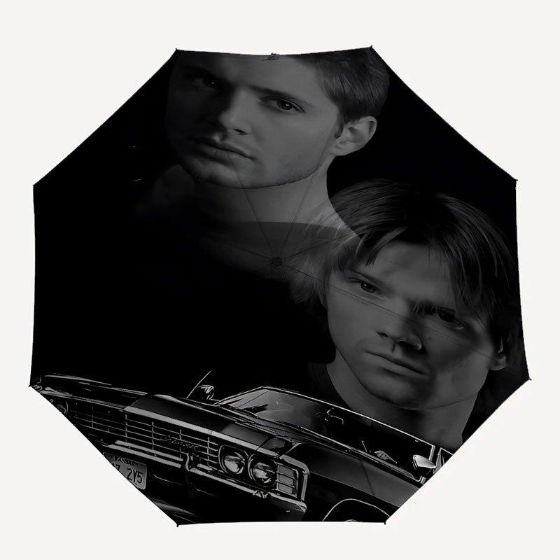 

1pc Resident Evil Automatic Opening/Closing Umbrella with Convenient Three-Fold Design, 8 Iron Ribs - for Outdoor Daily UseA16