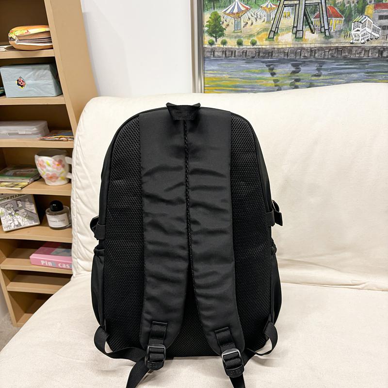 Color Block Campus Schoolbag Student Large Capacity Lightweight Backpack for Girls