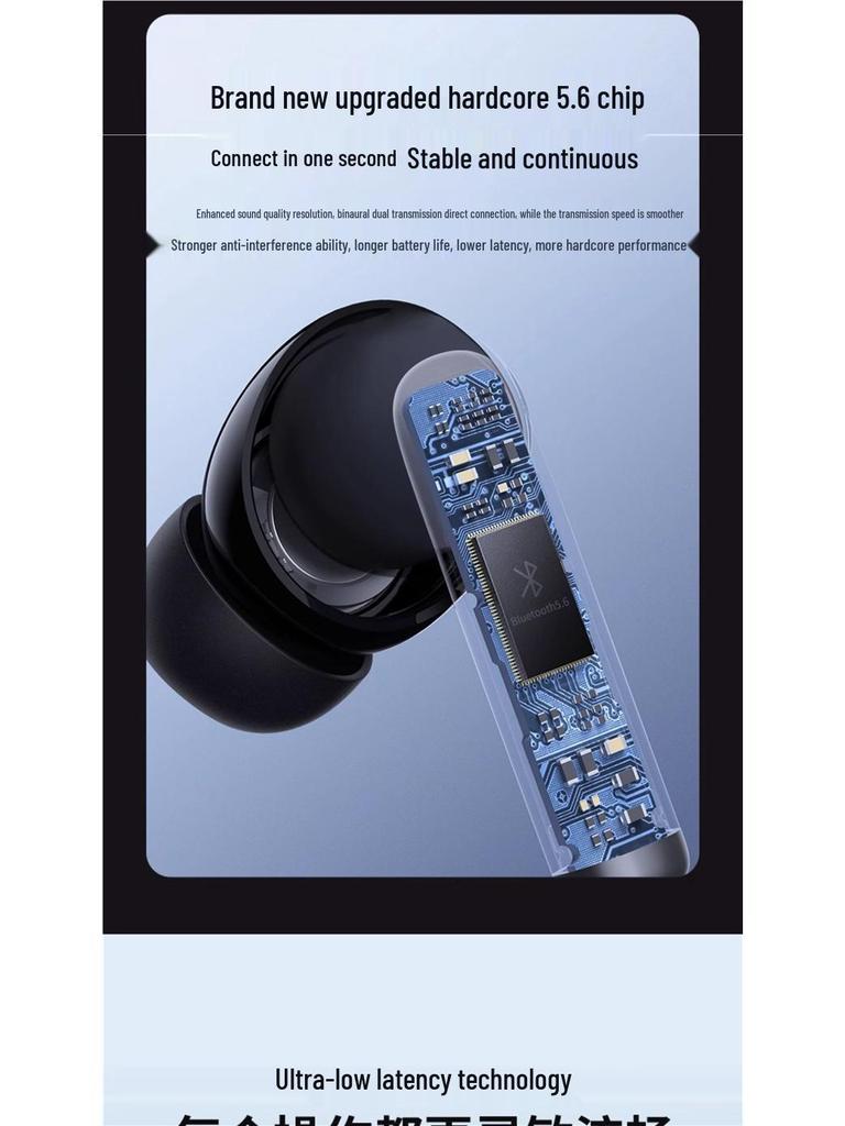 2025 Authentic Wireless Bluetooth Noise-Cancelling In-Ear Earphones with Long Battery and High Sound Quality