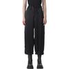 Y-3 Solid Color Waist Cinched Multi Pocket Casual Long Pants Women Bottoms Black H63038