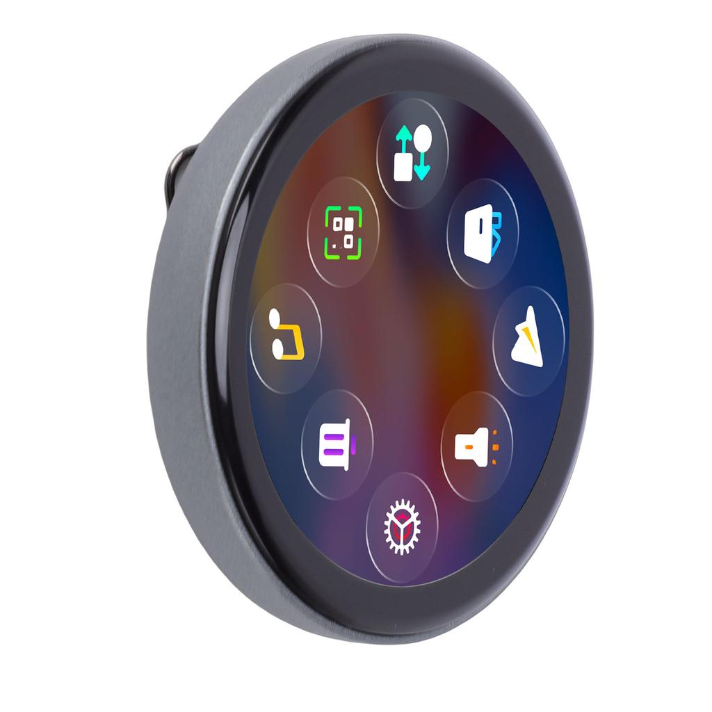 Digital Displayed Pixels Badge Pin Smart HD Multifunctional 7 Color Dynamic Light Effect Electronic Badge Anime Pin