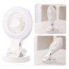 Portable USB Charging Desk Fan With Phone Holder And Three Speed Setting Suitable For Camping Photography Mobile Devices