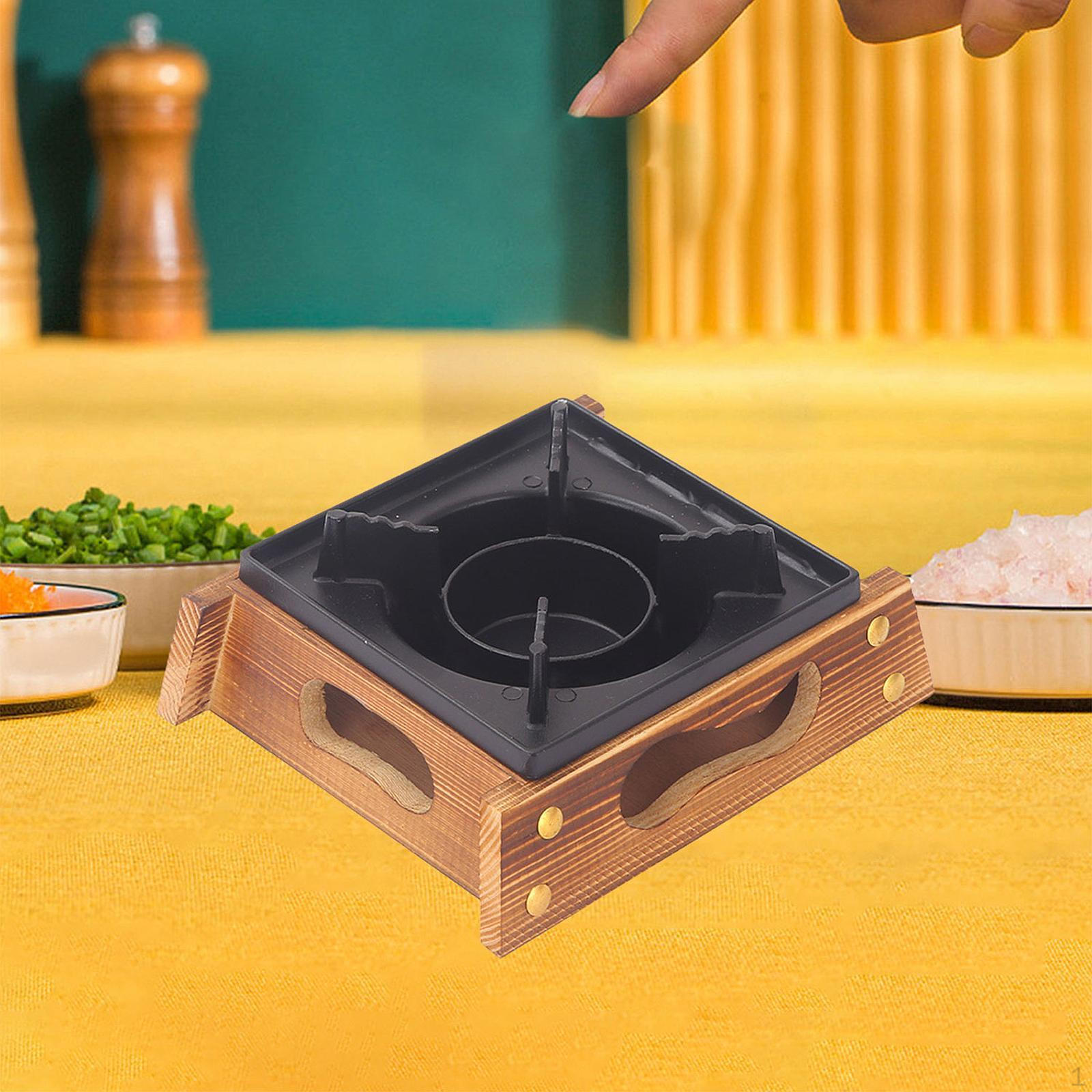 

Спиртовая печь Горелка Гостиничные твердотопливные печи Кухонное оборудование Компактный Спирт 14x17cm