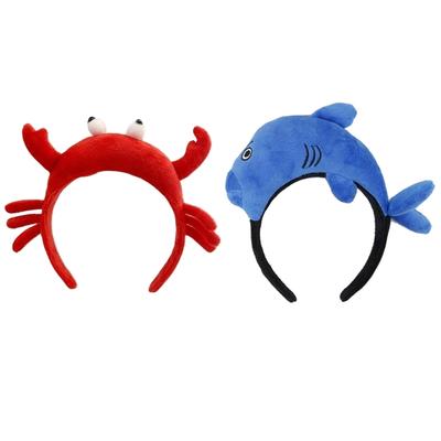 Girl Wide Headbands Funny Dolphin Headwear Costume Hairband Headwear