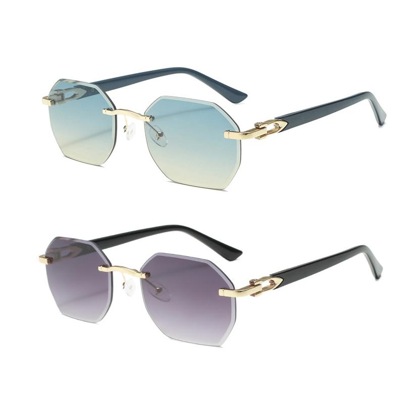 

Модные 2 шт./компл. Женские Мужские Квадратные Солнцезащитные очки Бескаркасные Прямоугольные Солнцезащитные очки Градиентные Солнцезащитные очки Многоугольные Солнцезащитные очки