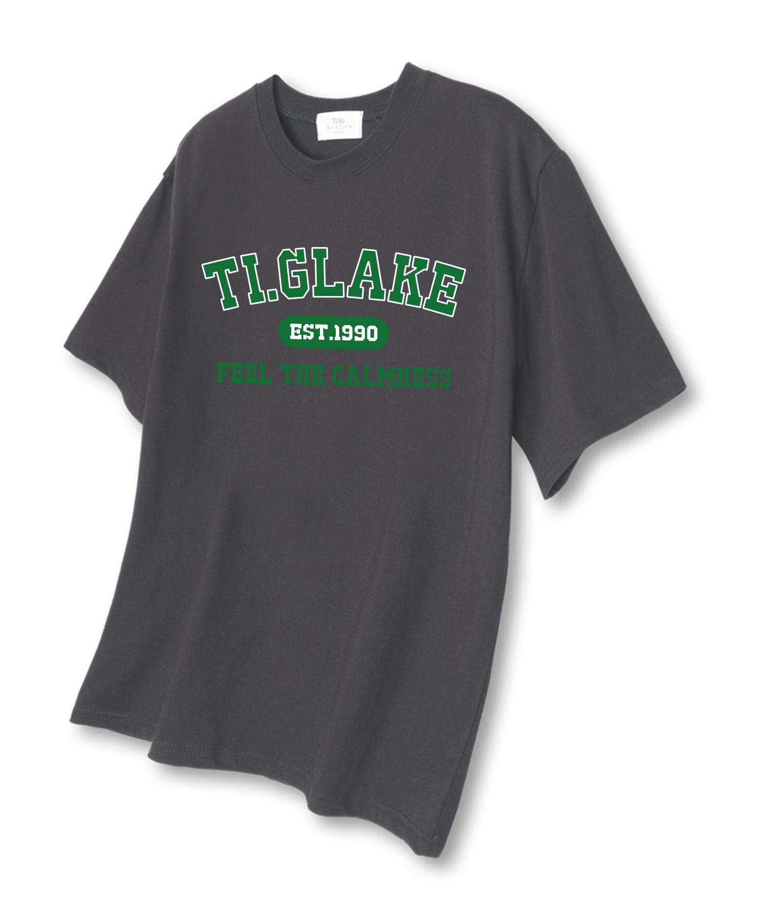 Tee Glake Arch Basic Logo Oversized Short Sleeve T-Shirt Dark Gray L