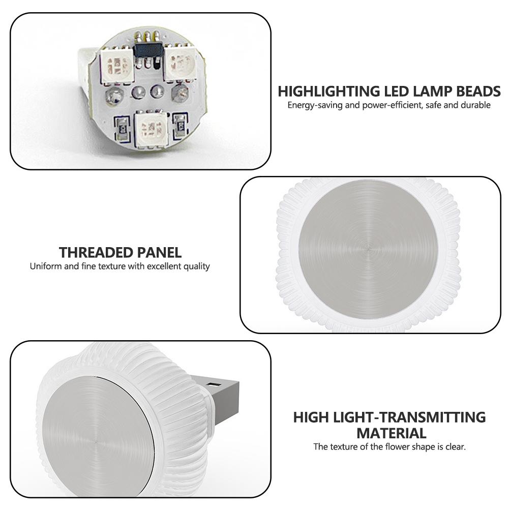 Samochodowe światło atmosferyczne USB Lampa dekoracyjna Światła LED Bezprzewodowe Na imprezę Otoczenie Przenośne Plug Play Światła wnętrza samochodu