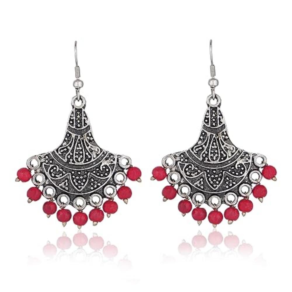 

Tribal Collection Серьги-крючки из оксидированного серебра и кристаллов для женщин и девочек