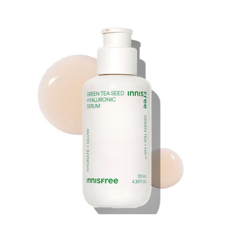 

Innisfree Green Tea Seed Hyaluronic Serum 130ml Deep Hydration Booster for Glowing, Healthy Skin