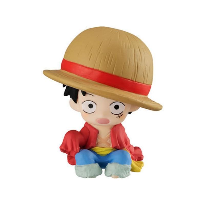 One Piece Anime Character Luffy Boys and Girls Bedroom Decorative Toy Kawaii Pvc Material Creative Model Doll Cartoon Gift