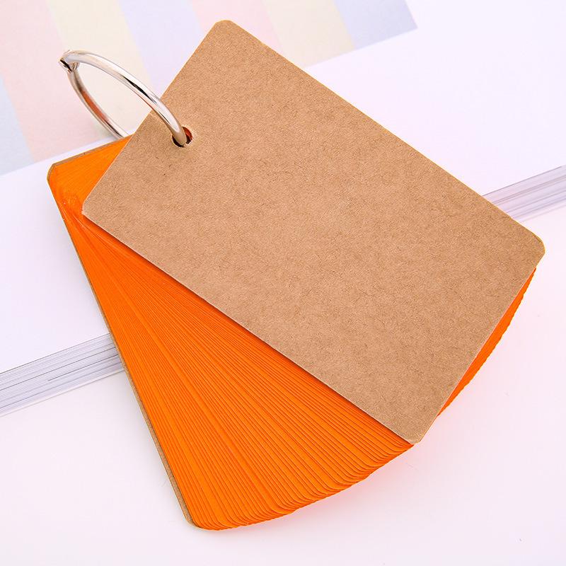 Schüler Leere Vokabelkarten: Robustes Loseblatt-Taschennotizbuch für DIY-Memos und Journaling