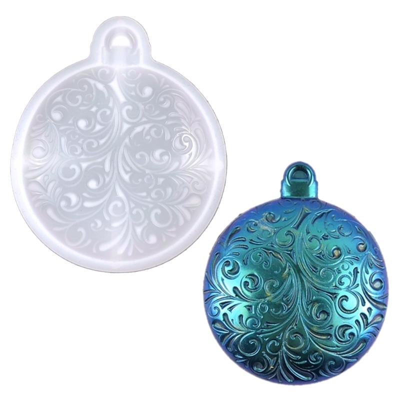 3 Styles DIY Christmas Series Keychain Silicone Epoxy Mold DIY Necklace Pendant Jewelry Crafting Mold for Christmas Gift