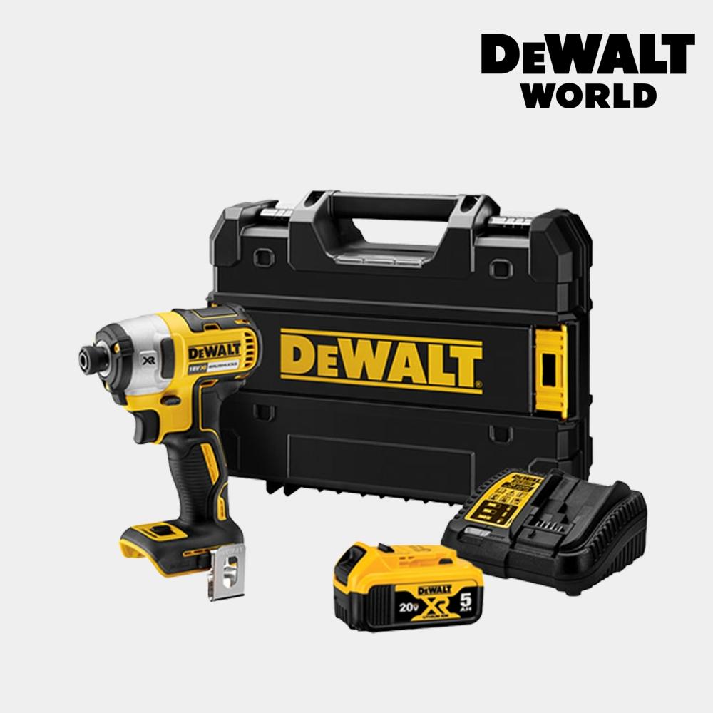 

Ударная дрель DeWalt, 20 В, бесщеточная DCF887P1A, аккумулятор 5 А, 1 комплект