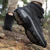 Outdoor Hiking Shoes Men Lace-up Anti-slip Breathable Ankle Boots Men Thick-soled Shock-absorbing Casual Sports Shoes Men