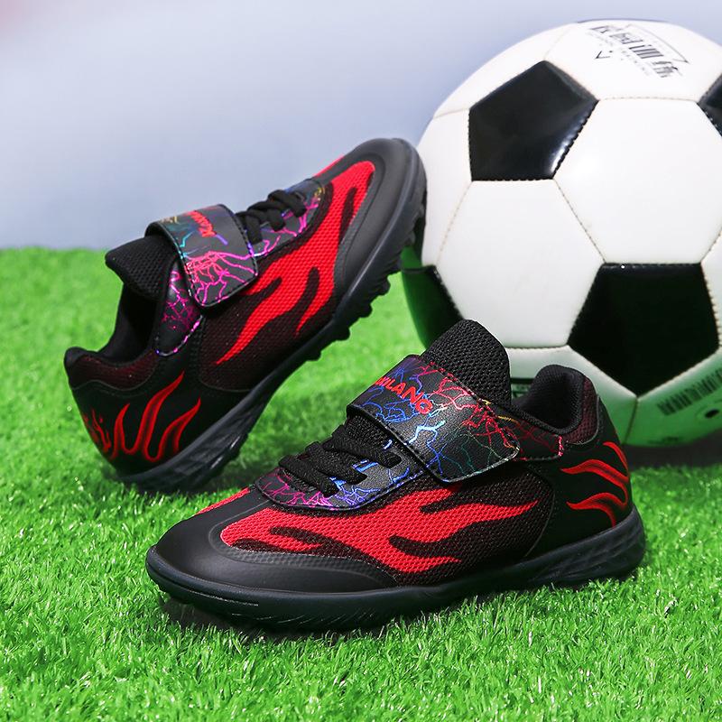 Summer breathable mesh boys and girls football shoes 6-12 years old primary school students broken nails children's professional football training s