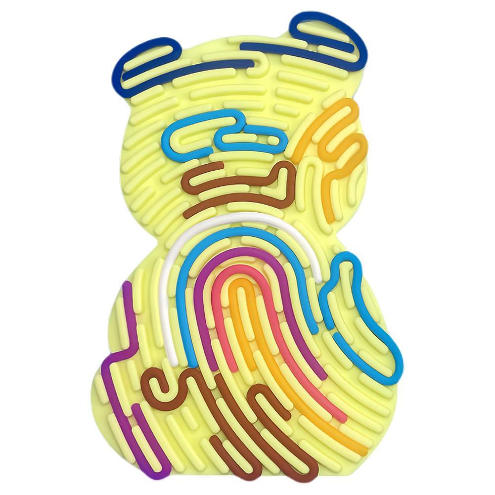 Autism Sensory Products Sensory Activity Board Silicone Sensory STEM Toys Calming Anxiety Relief Stress Toys Sensory Fidget Toys