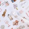 6 Sheets Wedding Plan Stickers Pink Valentine's Day Creative DIY Decoration Planning Materials Handmade Account Stickers
