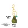 Xiyin Strass Emaille Frucht Schlüsselanhänger - Zitrone, Kirsche, Erdbeere Taschenanhänger Geschenk