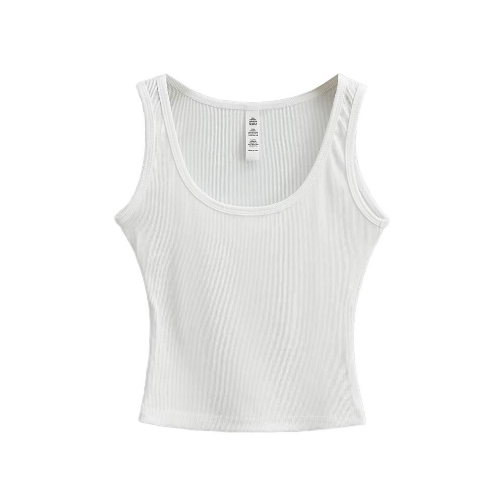 

YPFF Trendy European and American Style Women s Slimming Cotton Ribbed Camisole Small
