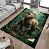 1PC Dinosaur Forest Extra Large Non-Slip Floor Carpet, Office, Family, Bedroom, Studio Large Area Rug,Longlasting Material-J0397