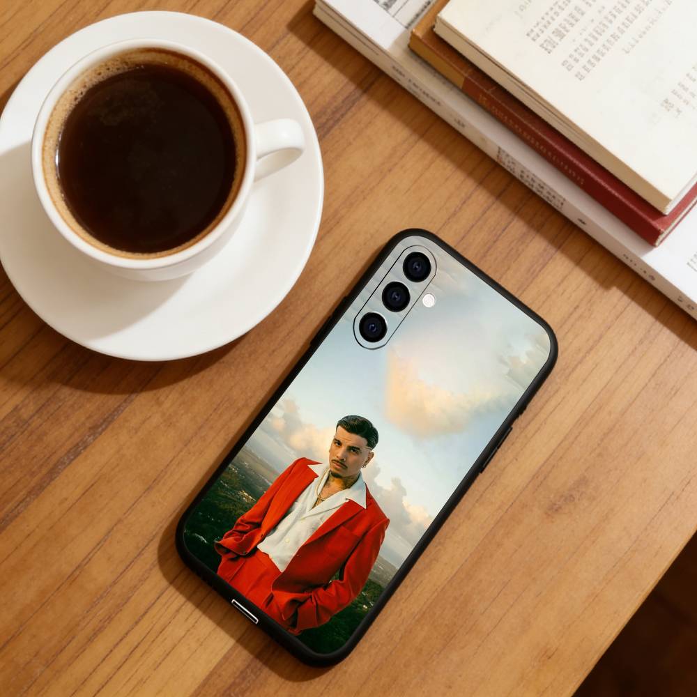 Singer R-Rauw Alejandro Phone Case For Samsung Galaxy A73,A72,A71,A70,A53,A52,A51,Others Soft Black Cover