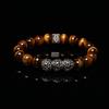 Eightvolume Ev 3Motif Bead Bracelet(Brown)